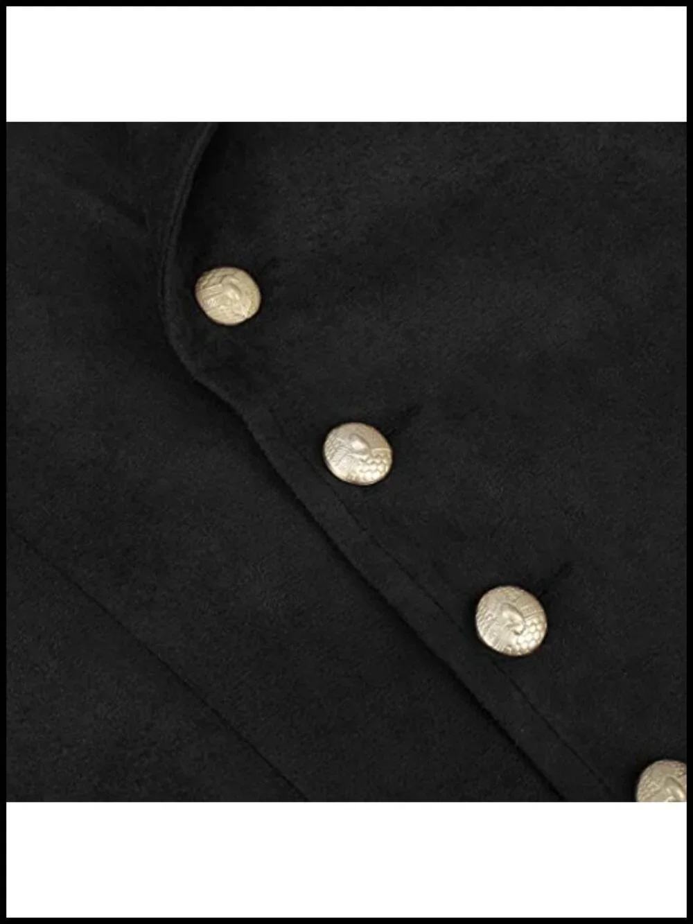 Mens Double Breasted Suede Dress Vest Gothic Steampunk Prom Party Velvet